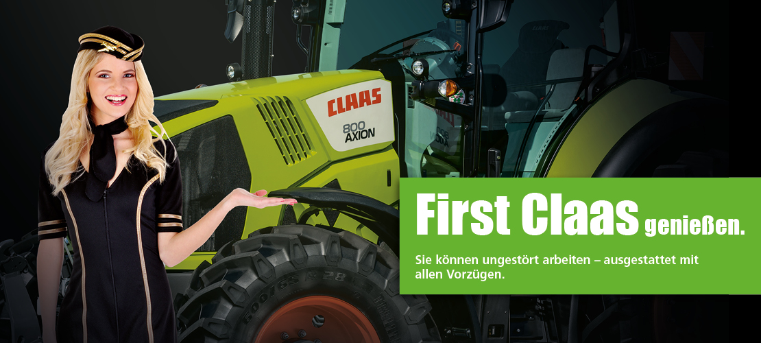 Mieten: First Claas genießen